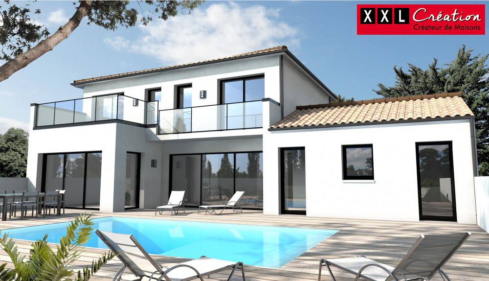 Villa de 140 m2 sur un terrain de 1049 m2 à Castelnou.
